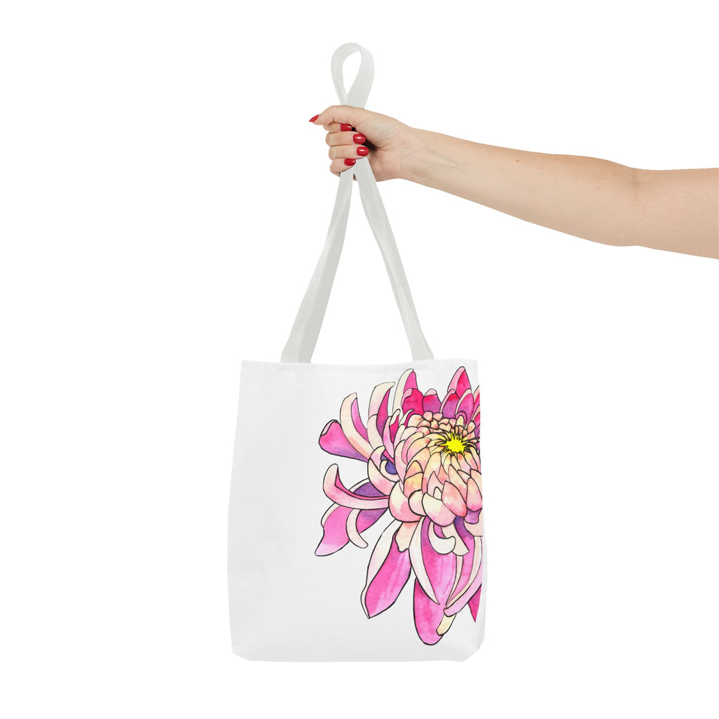 Pink Dahlia Tote Bag