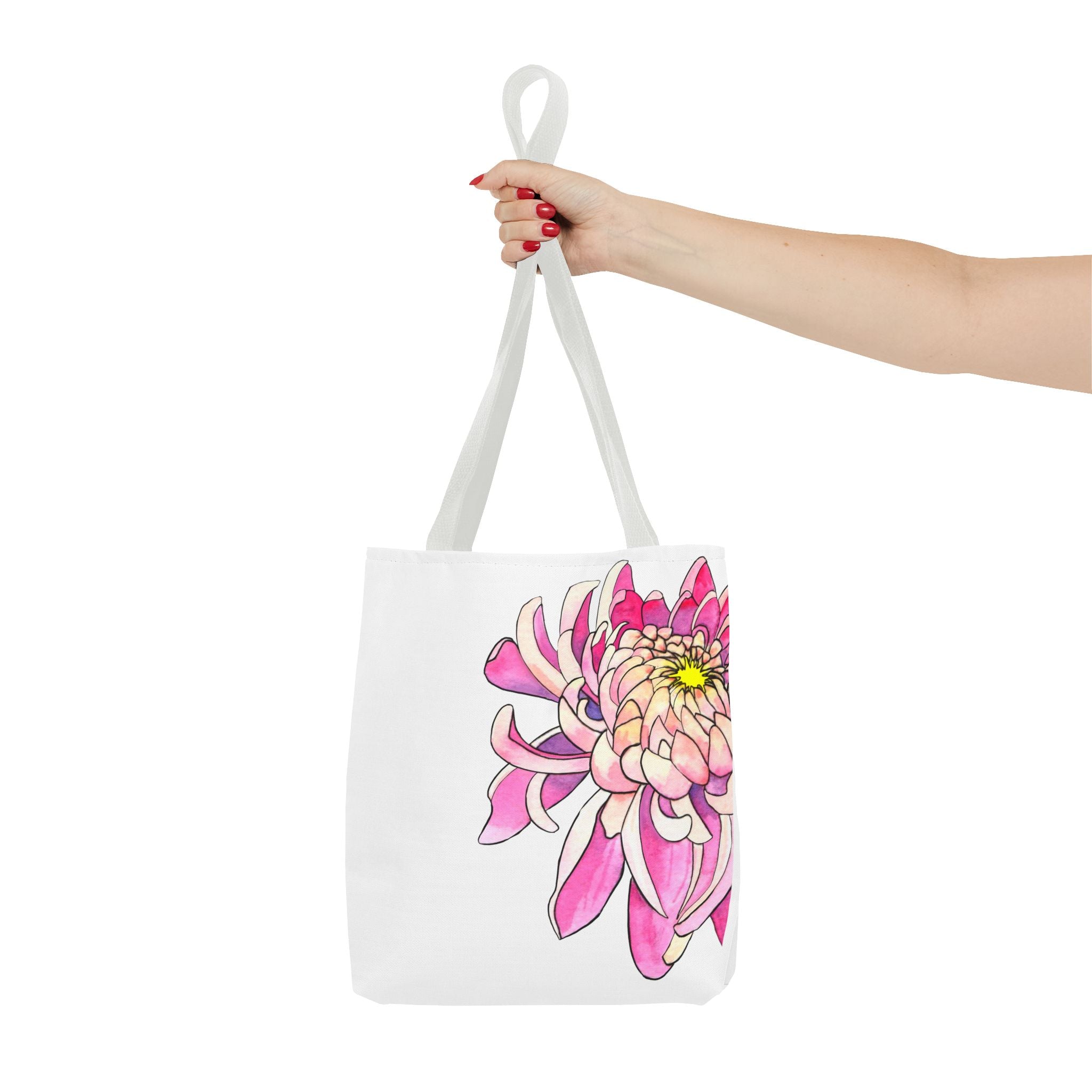 Pink Dahlia Tote Bag