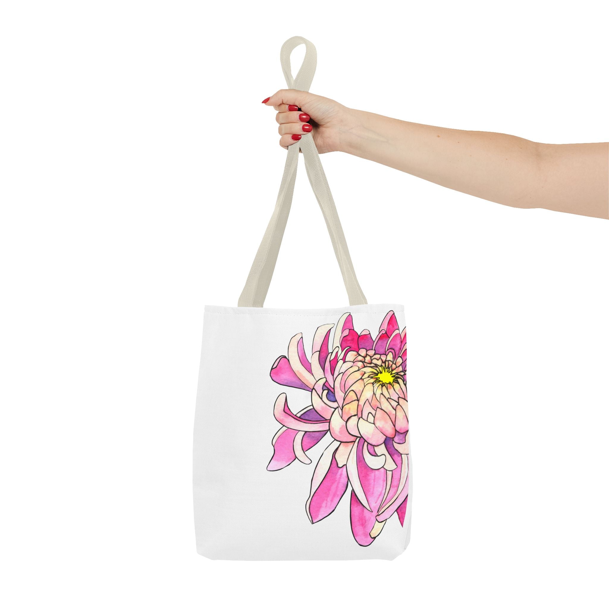 Pink Dahlia Tote Bag