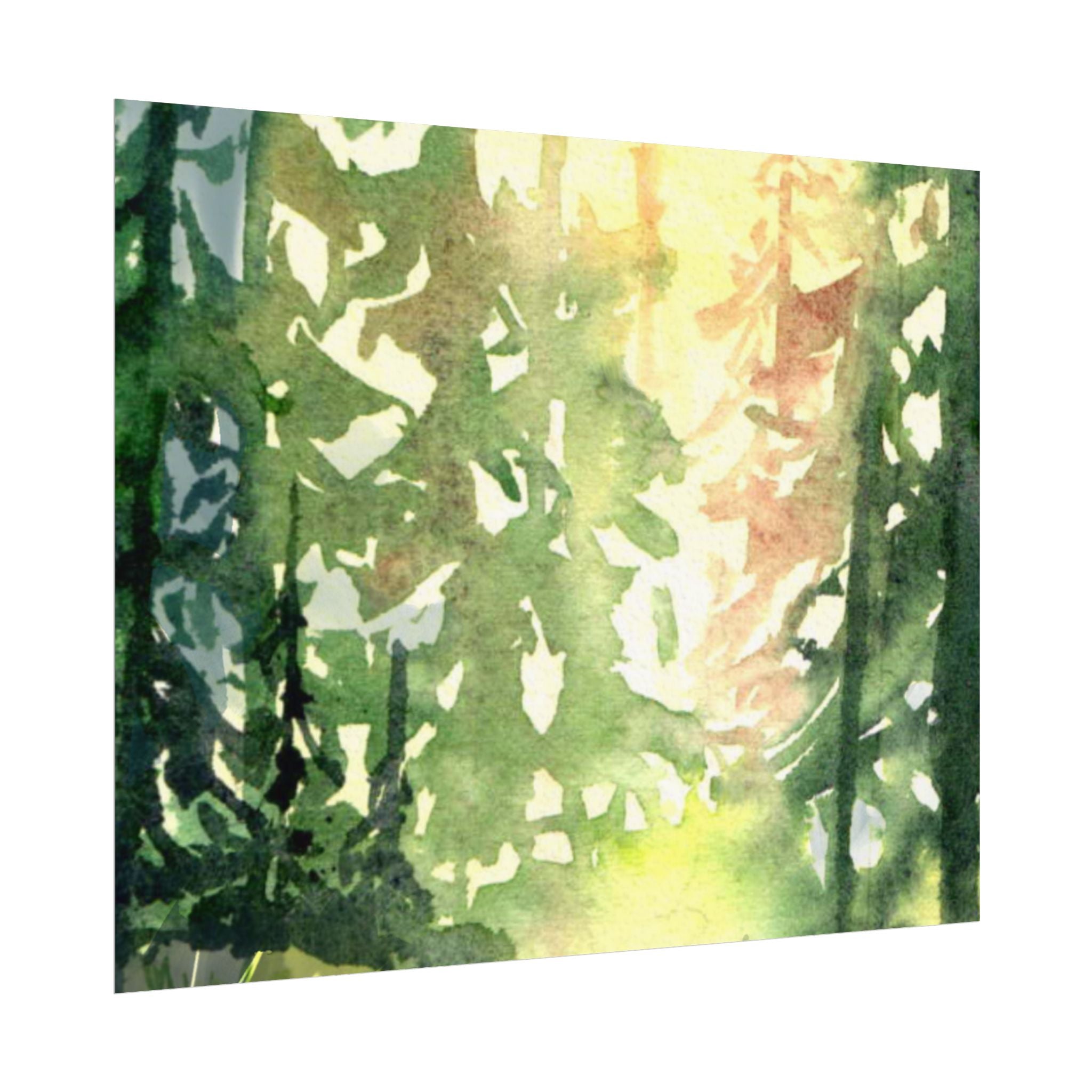 Forest Glow - Matte Poster