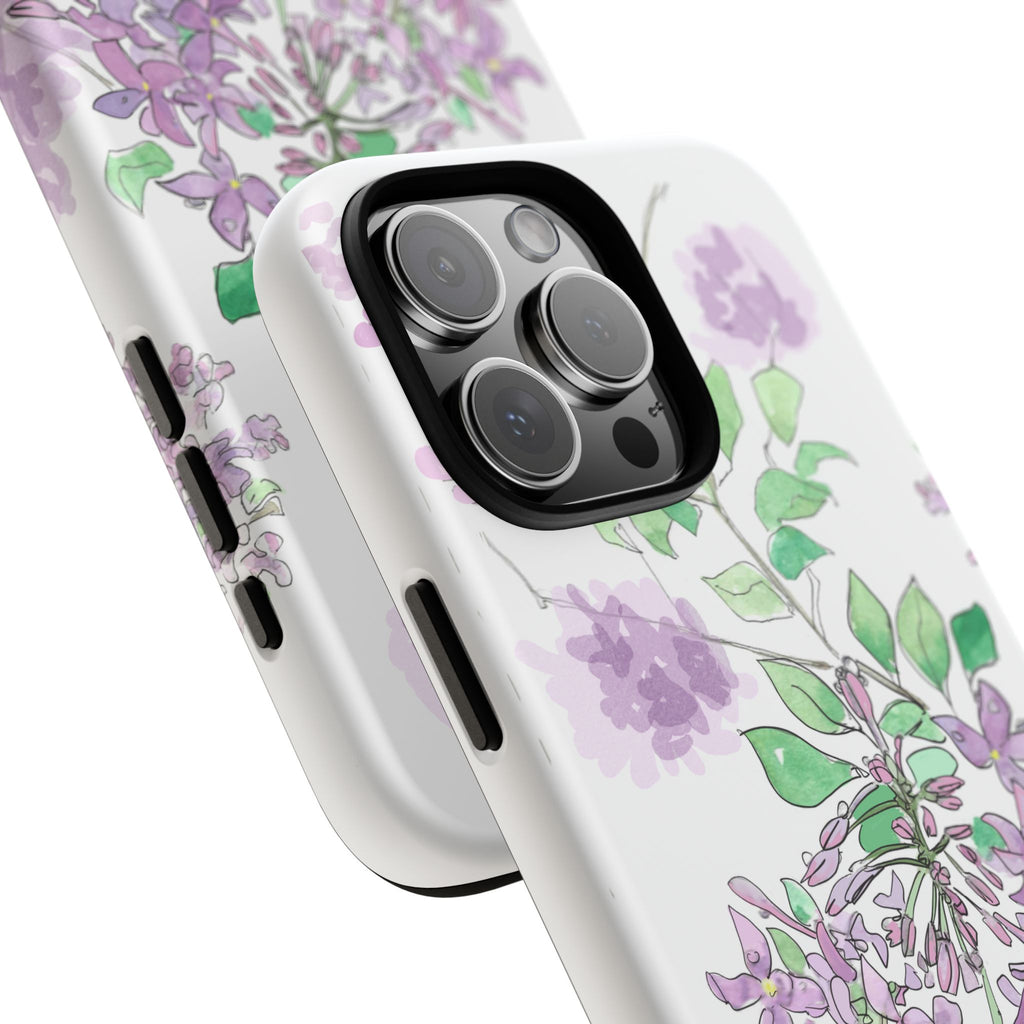Lilac Watercolor Tough Case — Floral Spring Phone Case