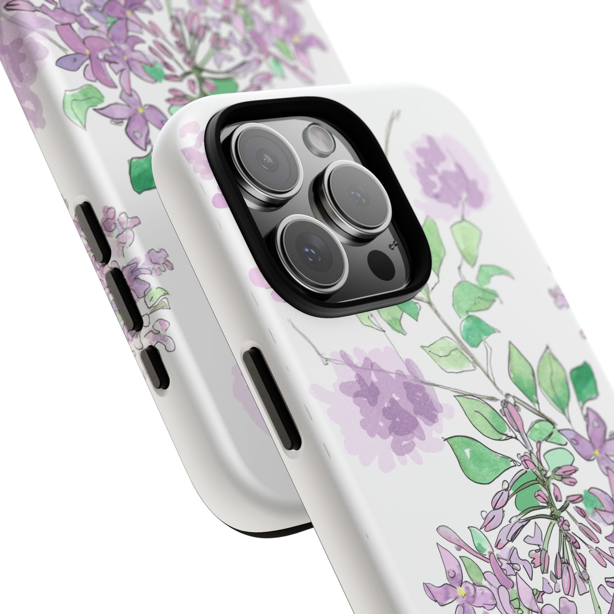 Lilac Watercolor Tough Case — Floral Spring Phone Case