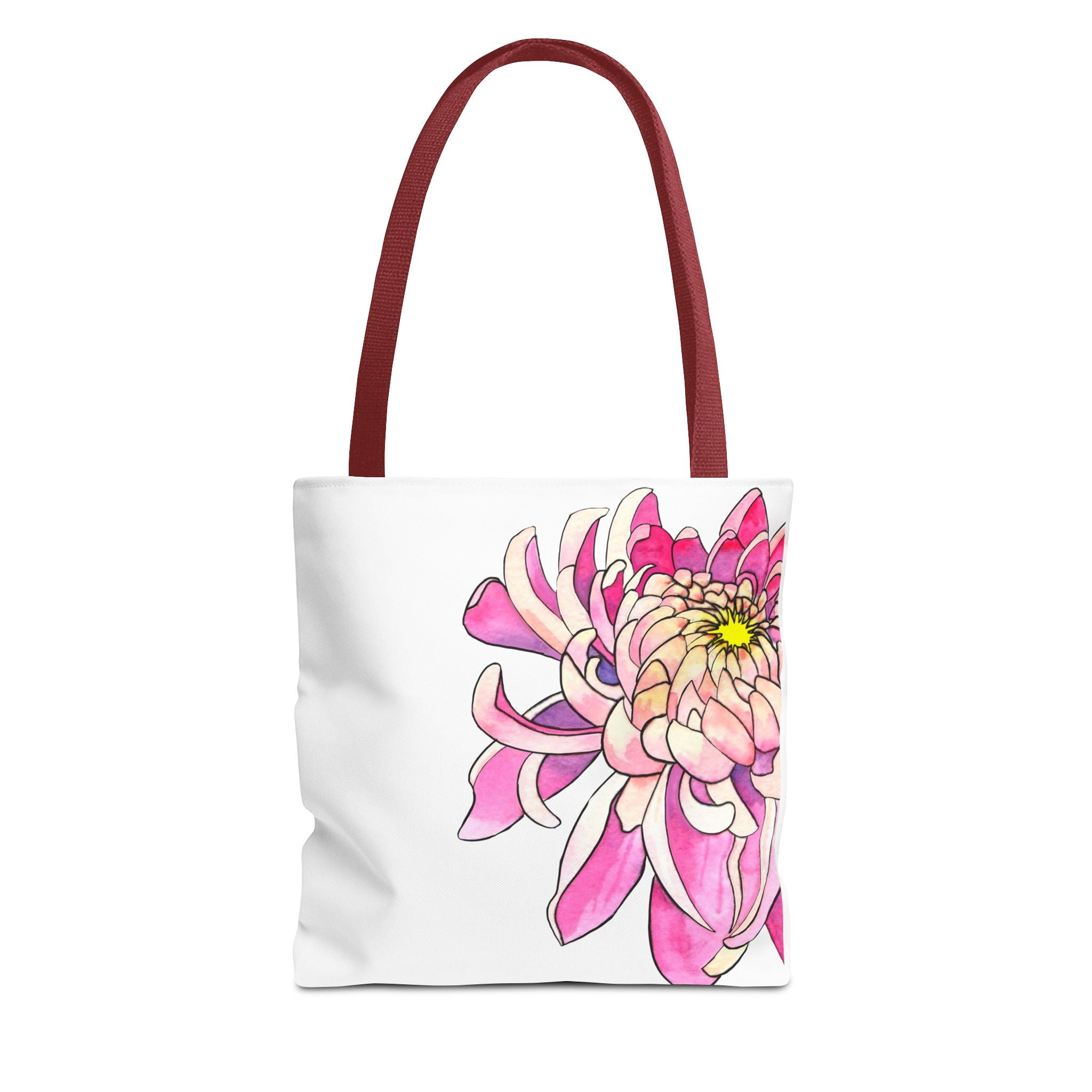 Pink Dahlia Tote Bag