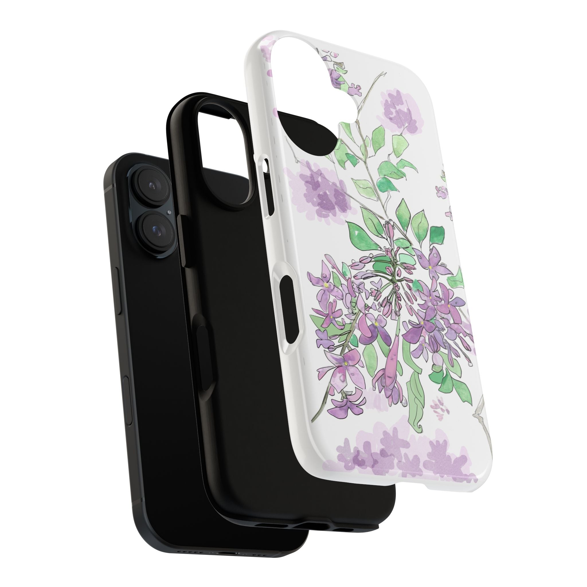 Lilac Watercolor Tough Case — Floral Spring Phone Case