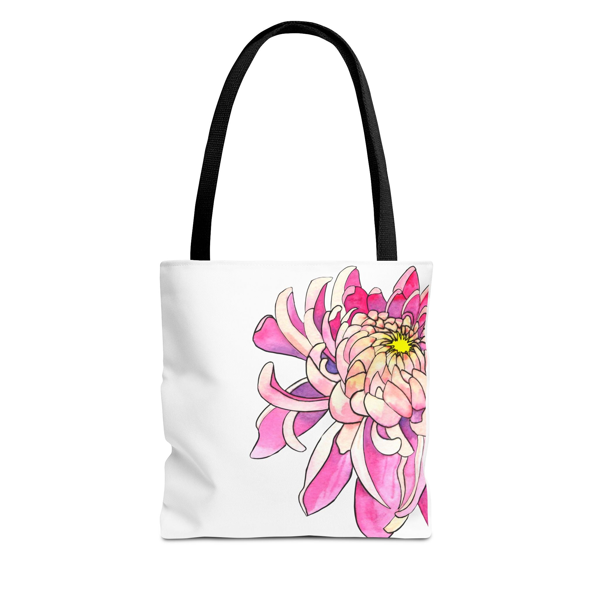 Pink Dahlia Tote Bag