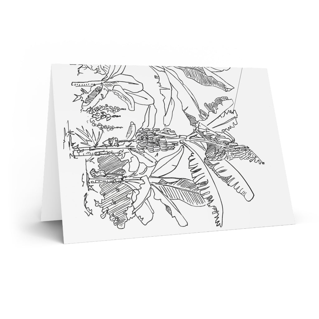 South Florida Tropical Greeting Card — Botanical Note Card