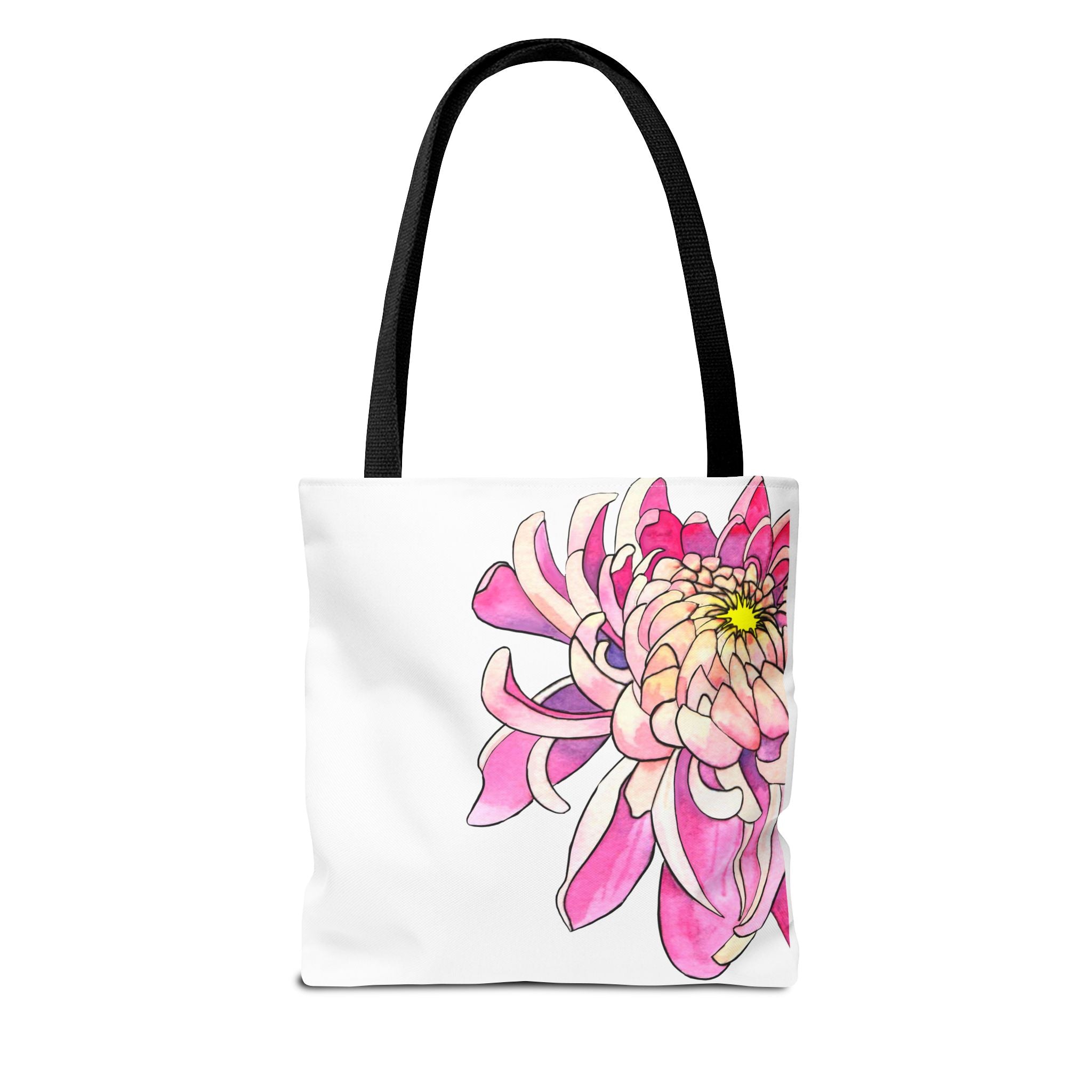 Pink Dahlia Tote Bag