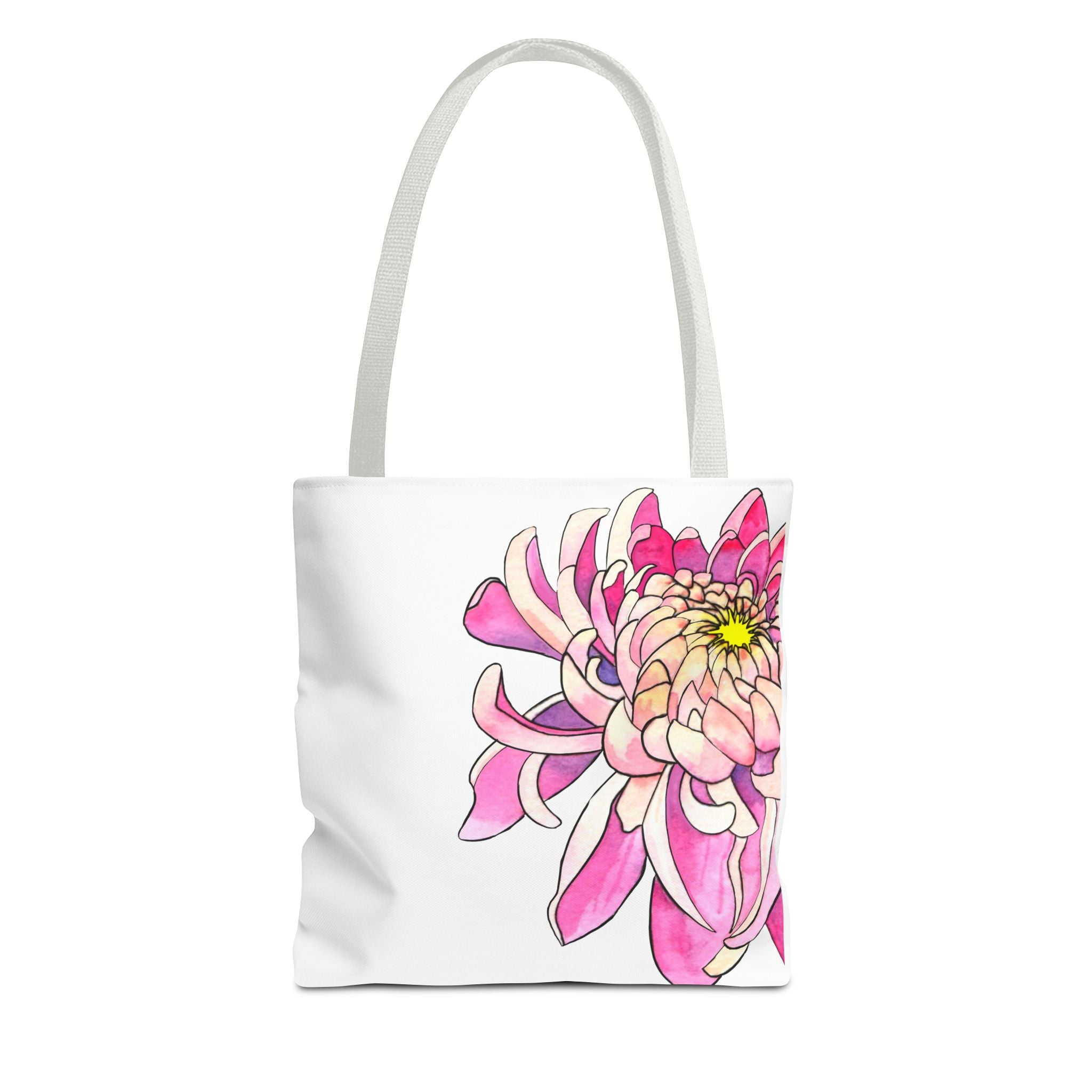 Pink Dahlia Tote Bag