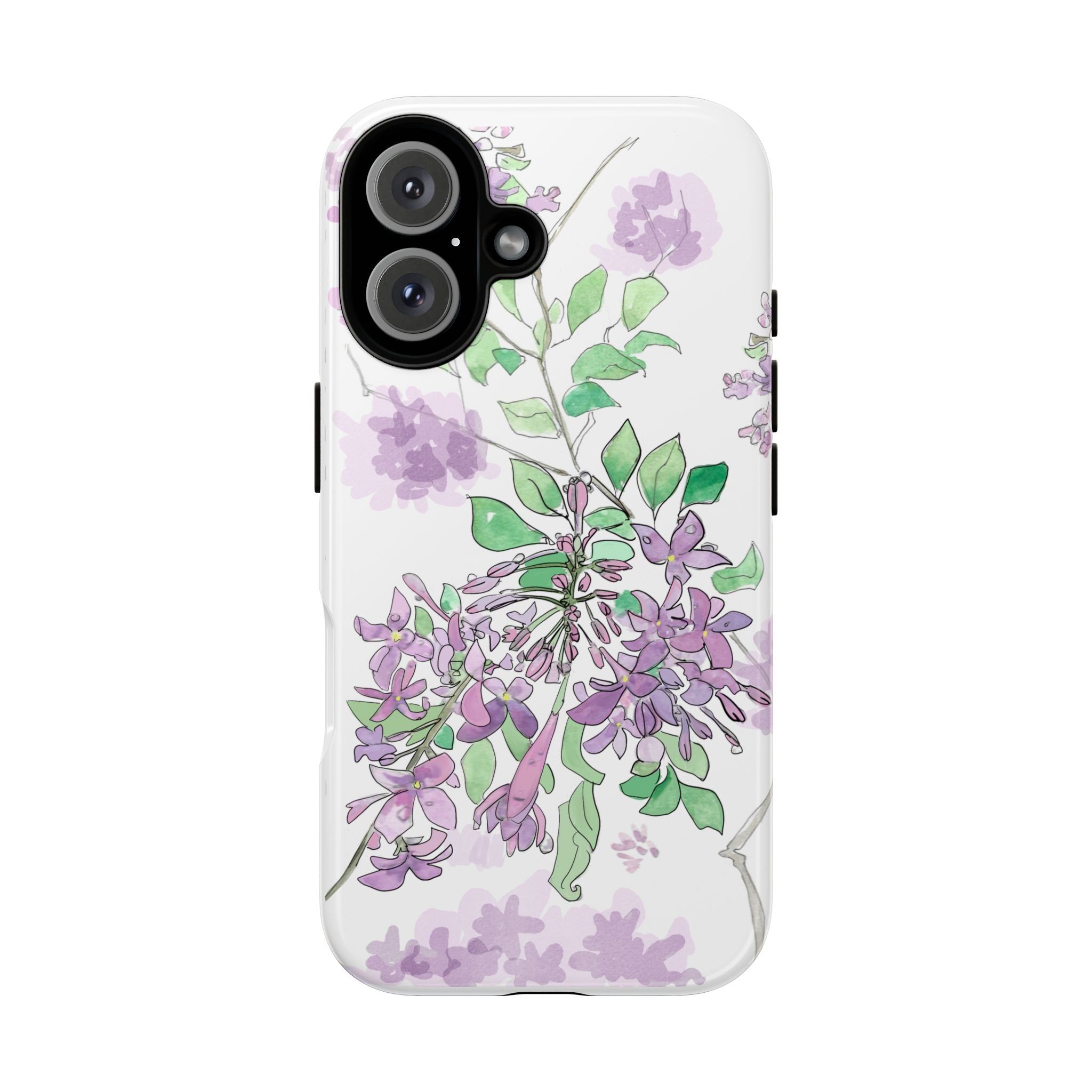Lilac Watercolor Tough Case — Floral Spring Phone Case