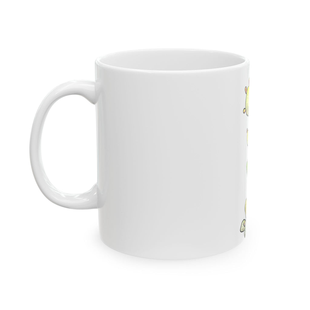 Prickly Pear Cactus Ceramic Mug — Bright Desert Floral Coffee Cup (11oz & 15oz)