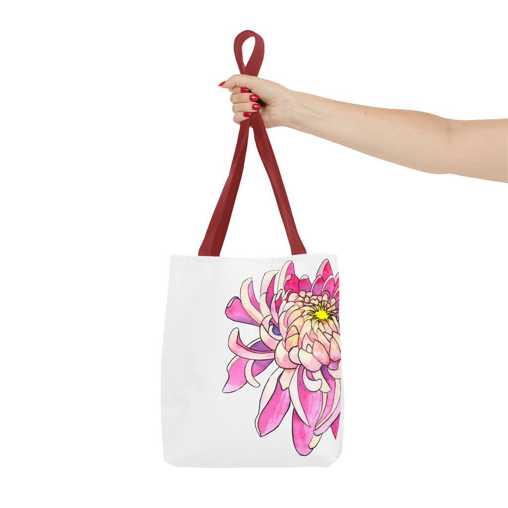 Pink Dahlia Tote Bag