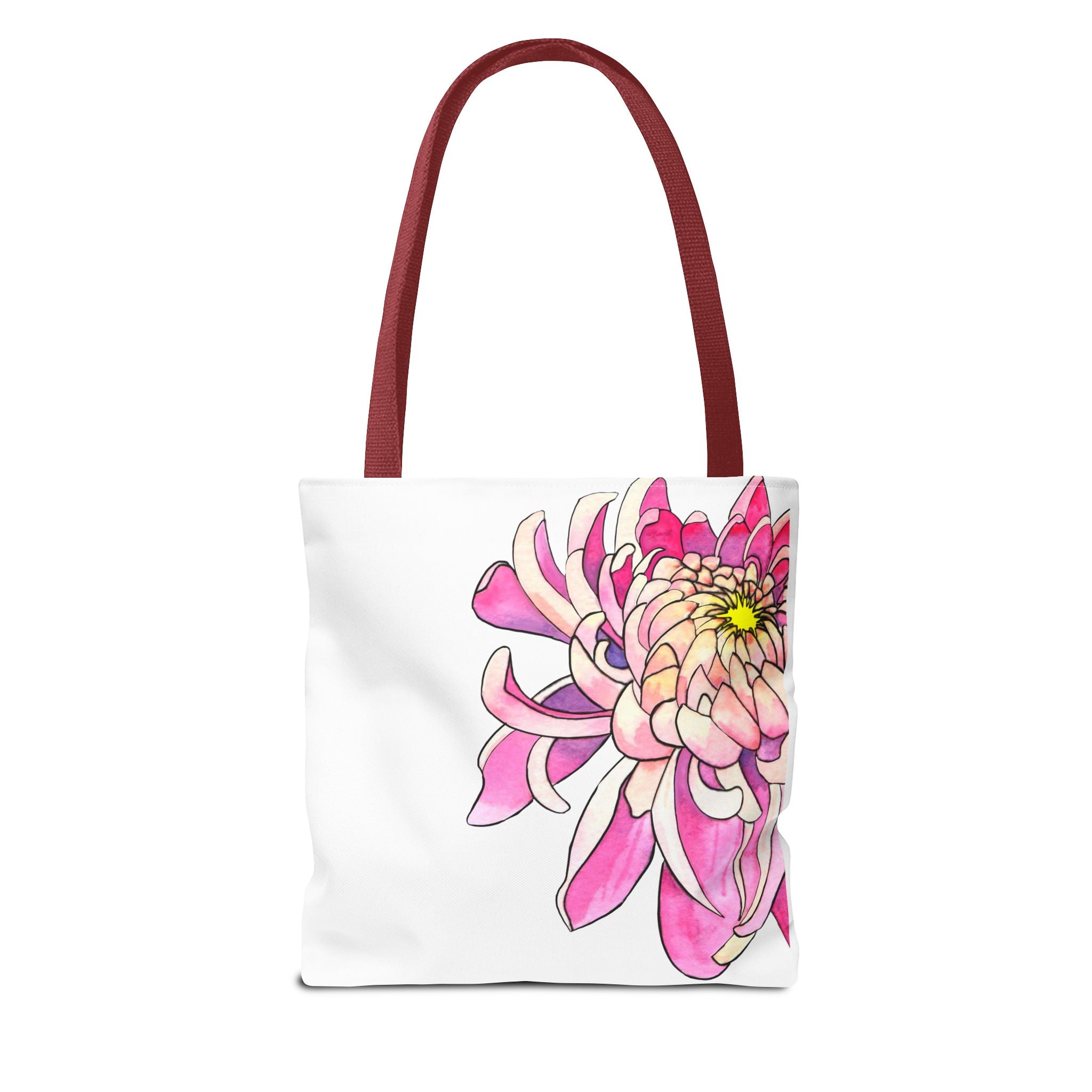 Pink Dahlia Tote Bag