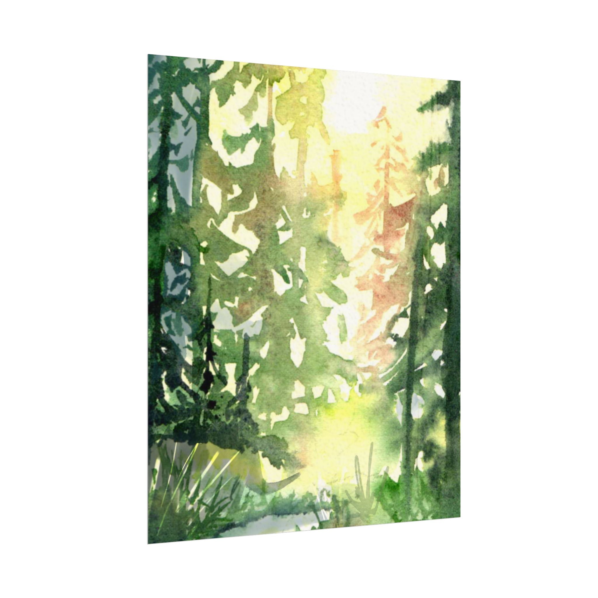 Forest Glow - Matte Poster