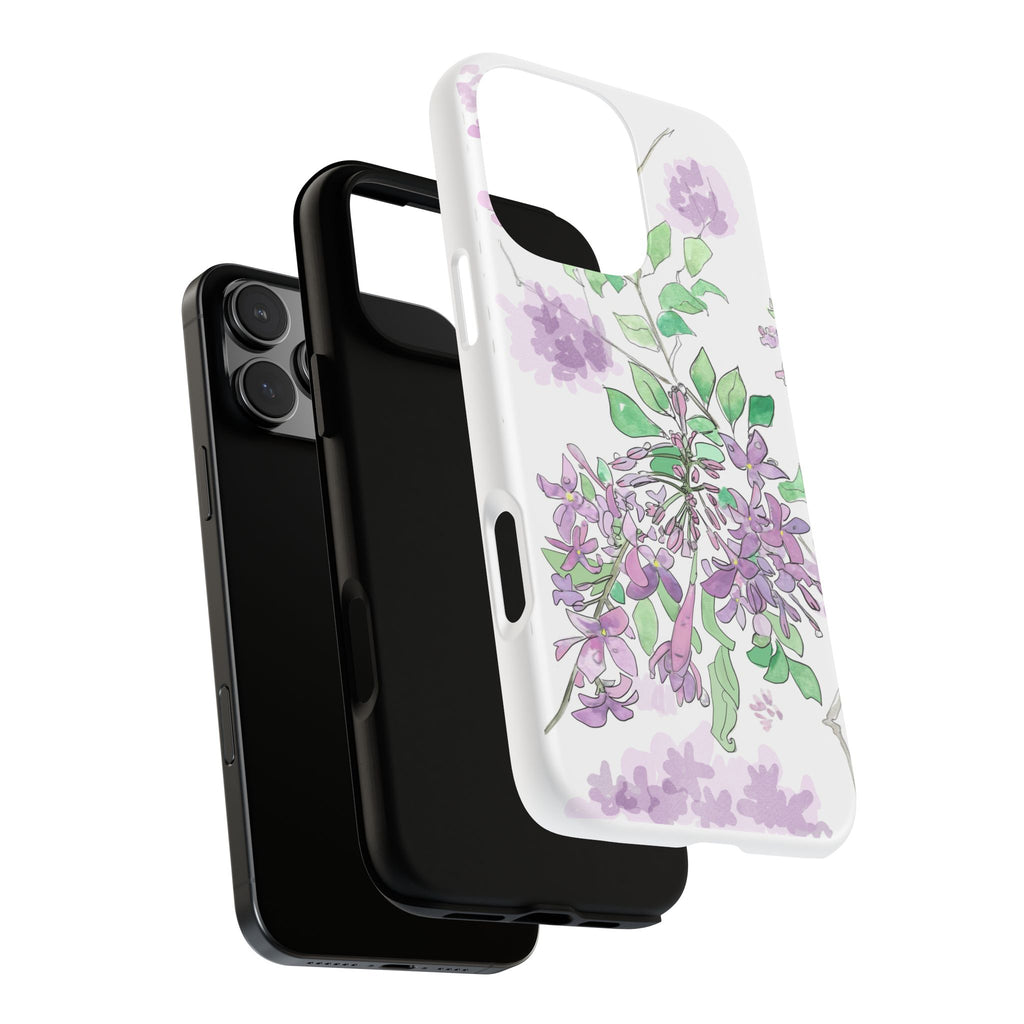Lilac Watercolor Tough Case — Floral Spring Phone Case
