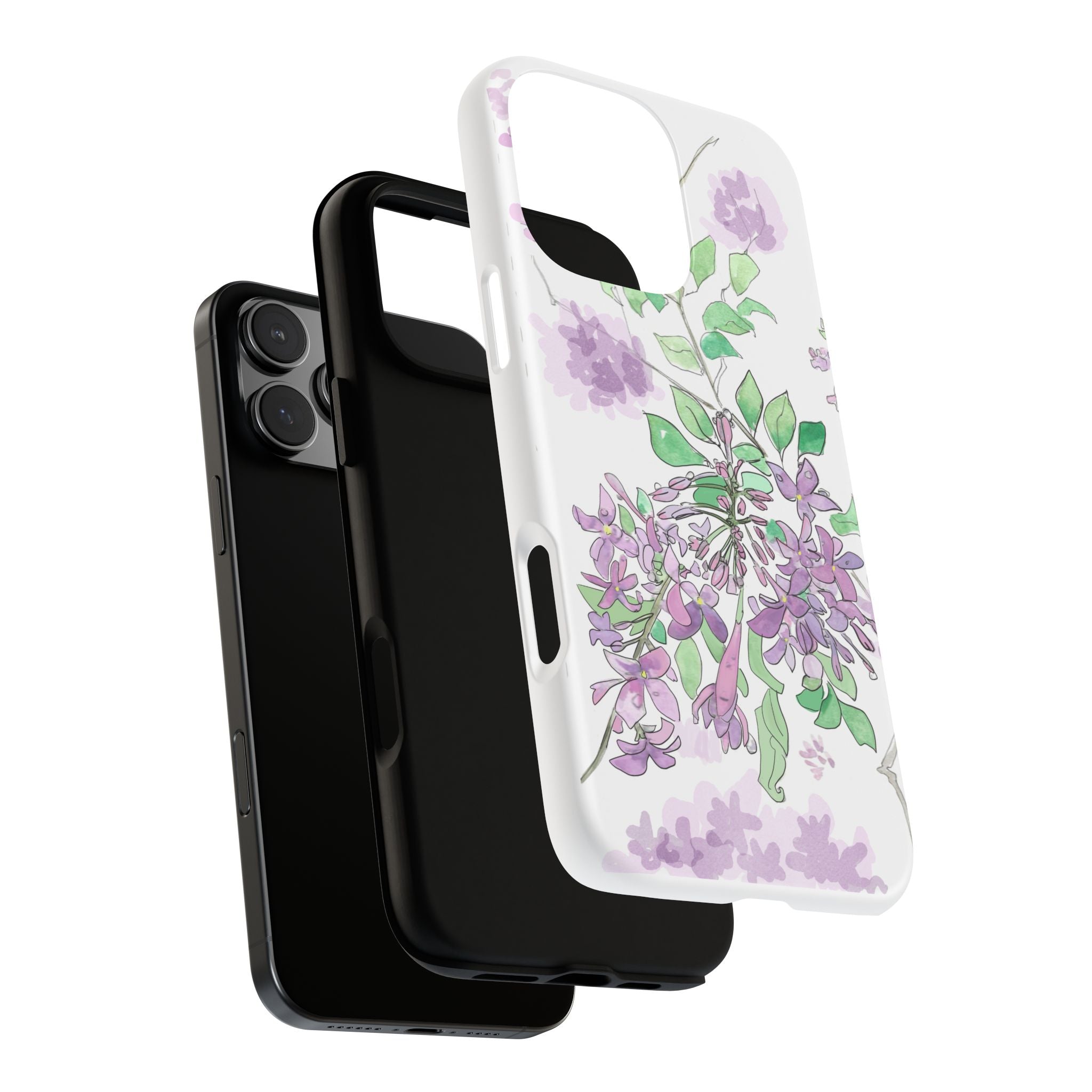 Lilac Watercolor Tough Case — Floral Spring Phone Case