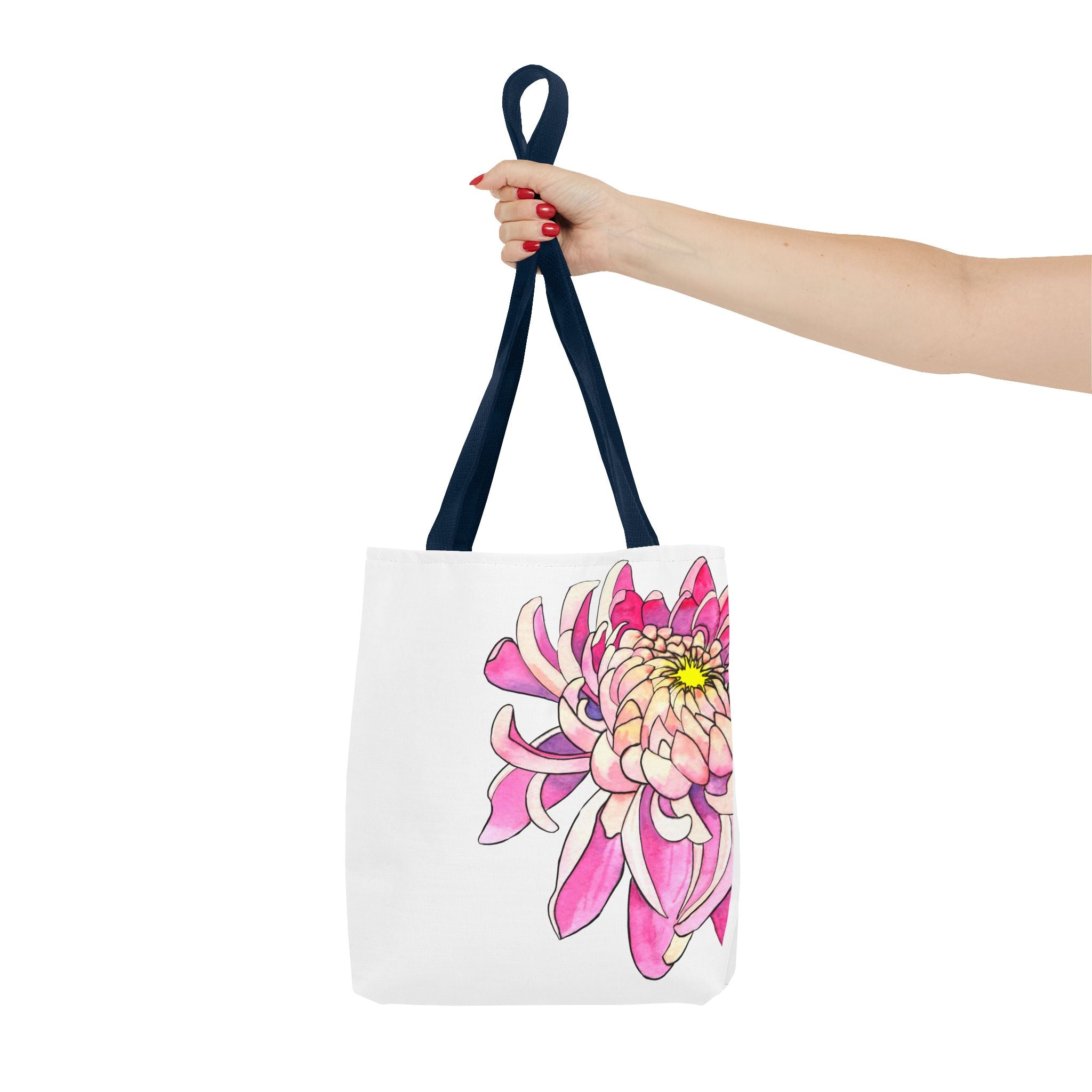 Pink Dahlia Tote Bag